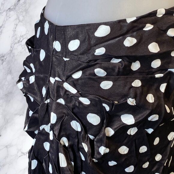 MAJORELLE Fiammetta Maxi Skirt Black & White Dot - Picture 7 of 12